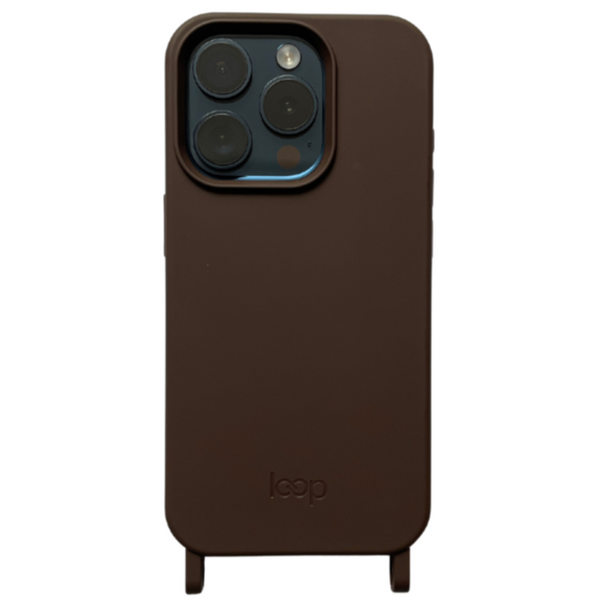 Csokibarna telefontok - karabiner előkészítéssel