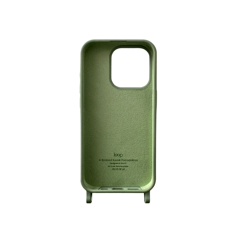 Olajzöld telefontok - karabiner előkészítéssel