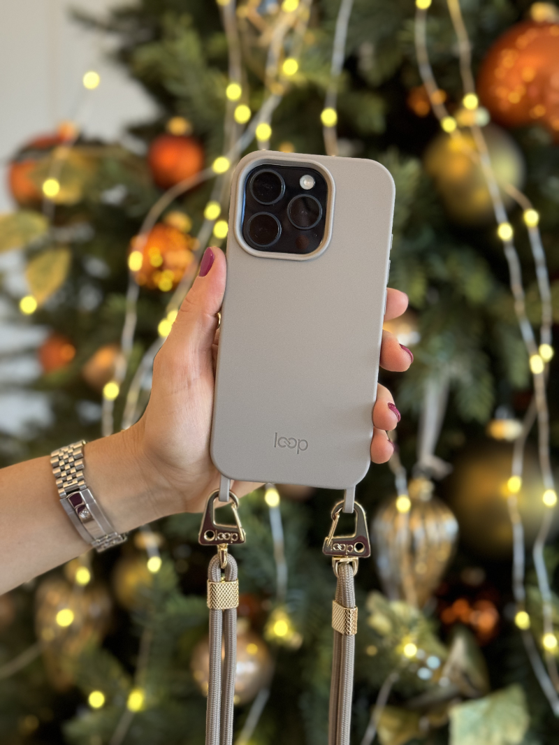 Taupe telefontok - karabiner előkészítéssel