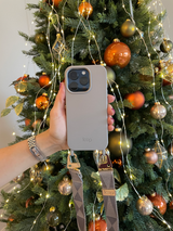 Taupe telefontok - karabiner előkészítéssel